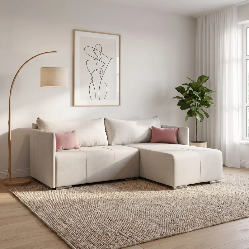 Nurga diivan Deka-Sturis Helehall XL (160 cm)