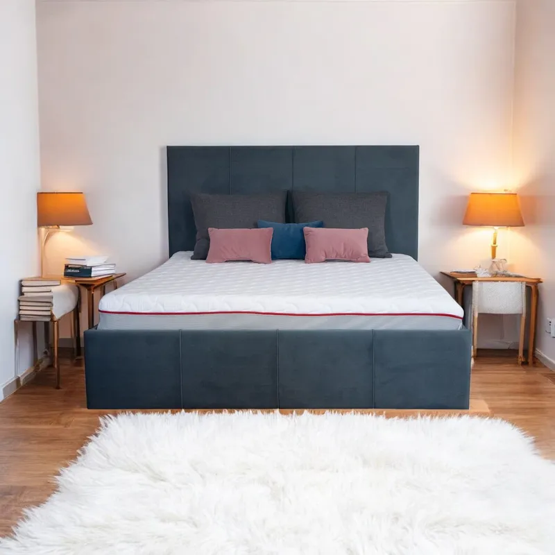 Bed with Storage Stef Gray 160