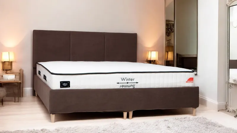 Bed with Storage Libe Classic Light gray 120