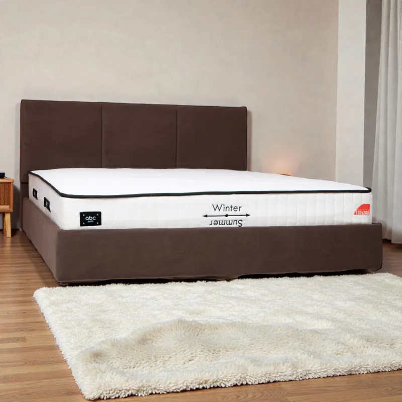 Voodi kastiga Libe Kreemikas 140