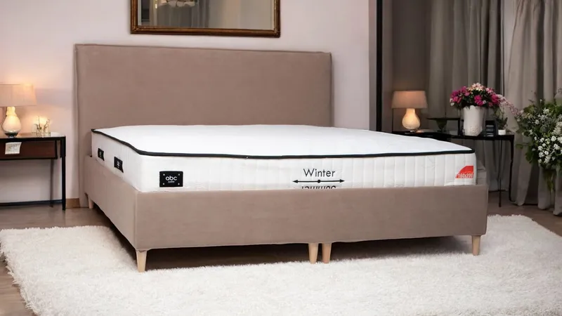 Bed with Storage Mika Classic Light gray 120