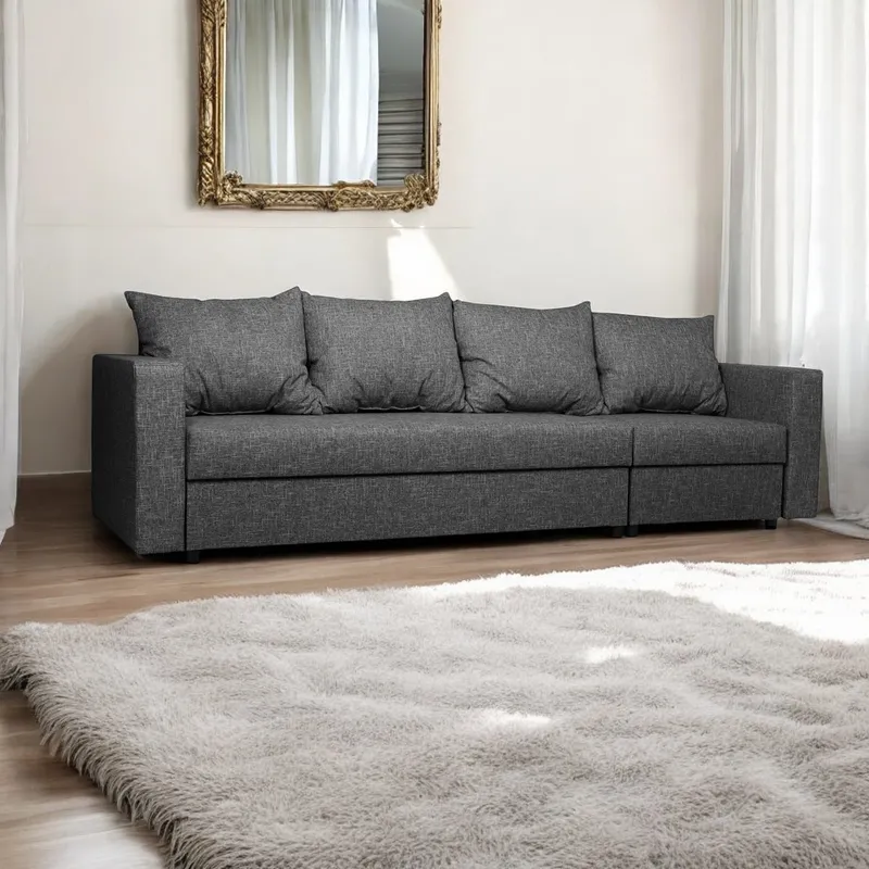 Nurga diivan Lona Tumehall Standard (145 cm)