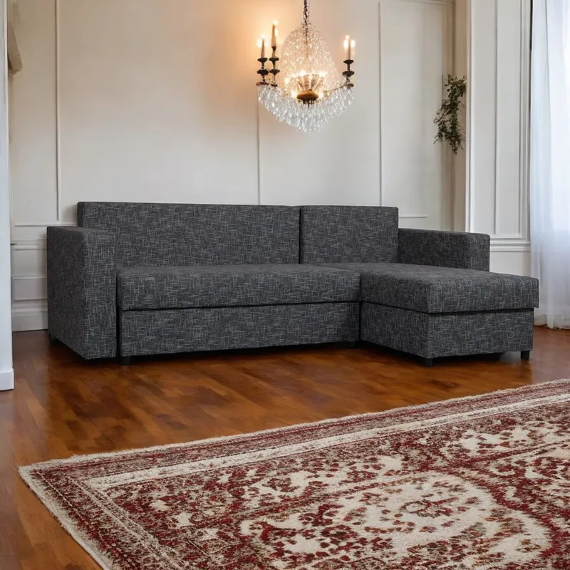 Corner Sofa Lugan Dark gray