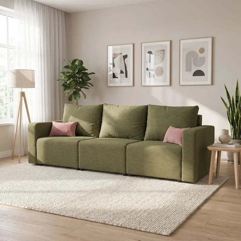 Modulaarne diivan Modul 2400 Roheline XL (160 cm)