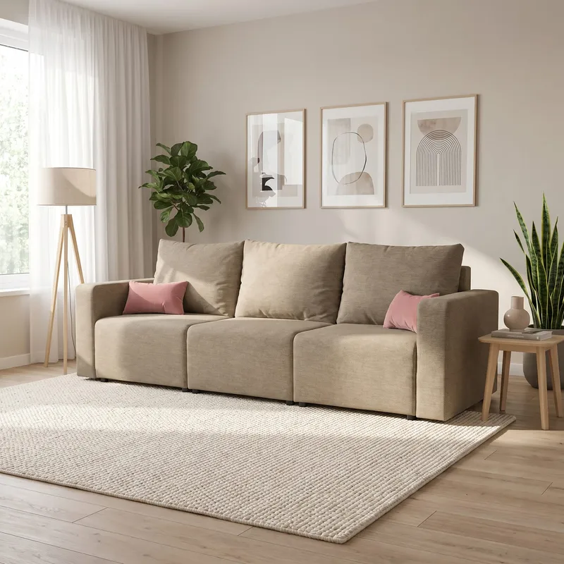 Modulaarne diivan Modul 2400 Beežihall Standard (145 cm)