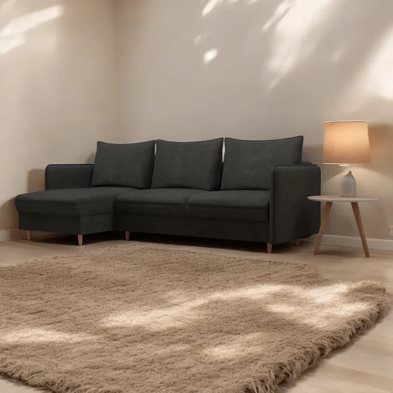 Corner sofa Mika & Co Light gray