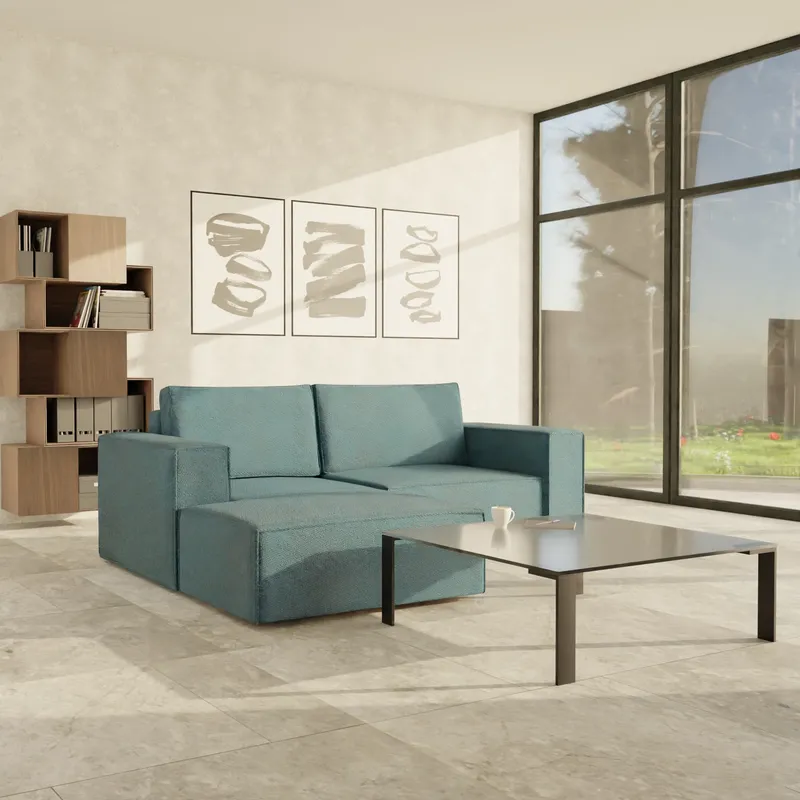Modulaarne diivan Ven n3 Nurgaga Mereväe sinine