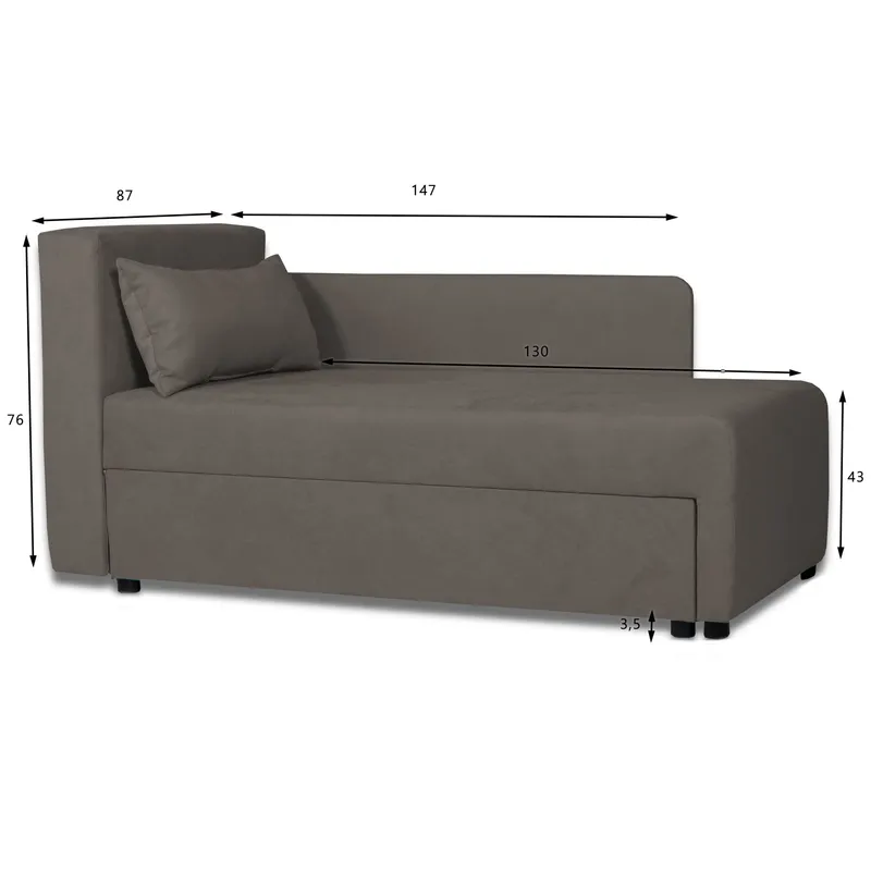 Product dimensions diagram