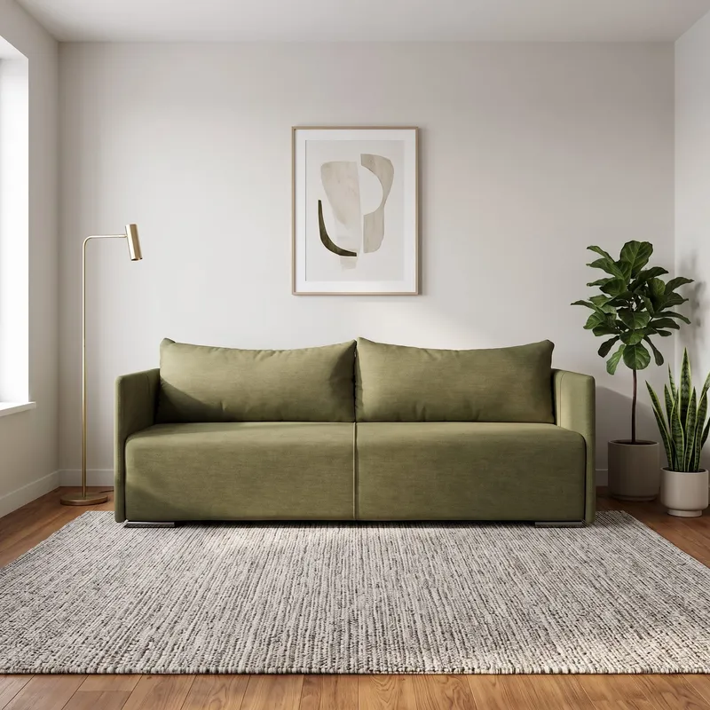 Diivanvood Deka divans Roheline XL (160 cm)