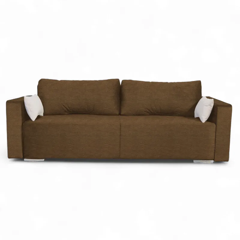 Sofa Bed Deka Divans+ Brown Standard (145cm)