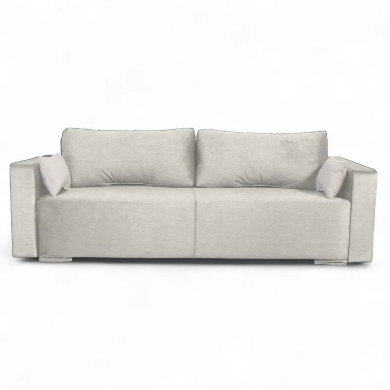 Sofa Bed Deka Divans+ Light gray Standard (145cm)