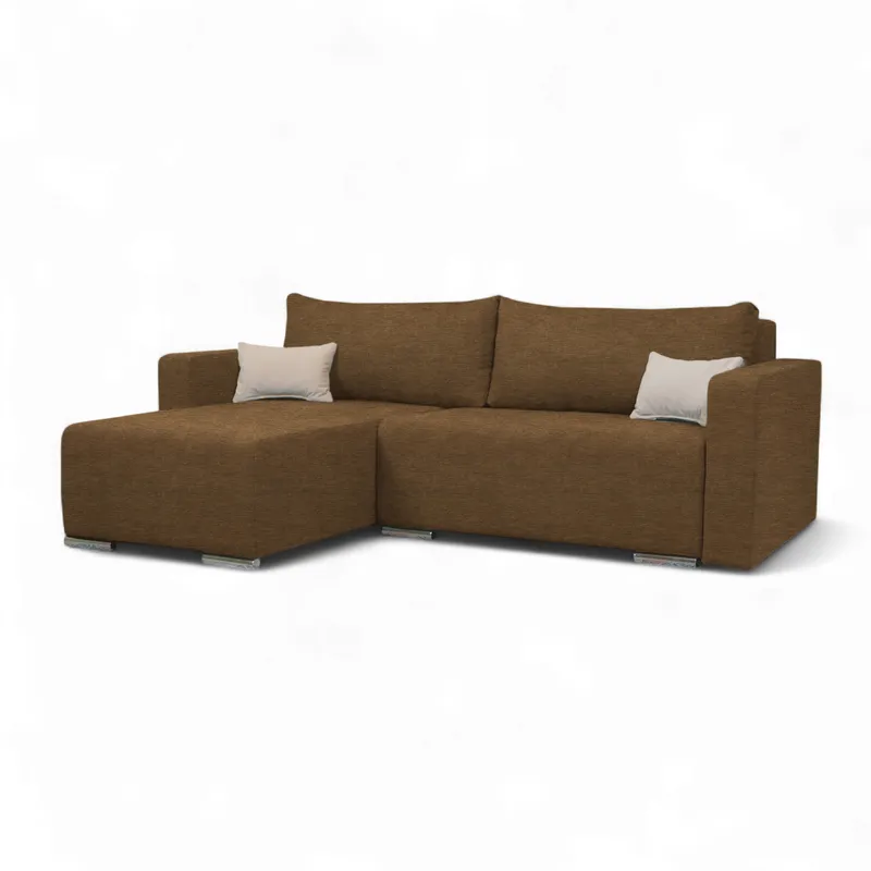 Corner Sofa Deka-Sturis+ Brown Standard (145cm)