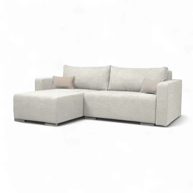 Corner Sofa Deka-Sturis+ Light gray Standard (145cm)