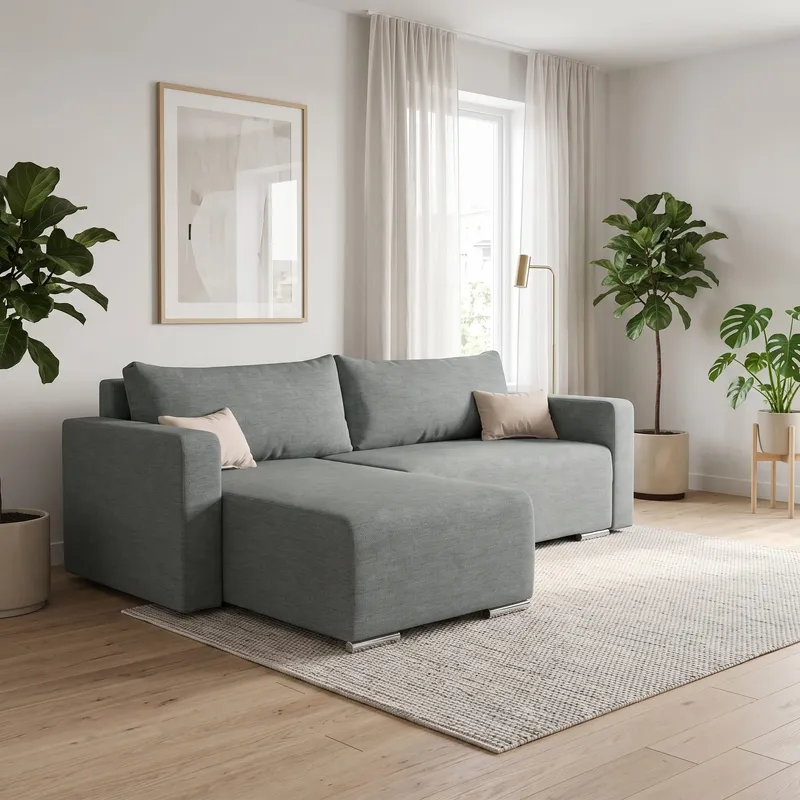 Nurga diivan Deka-Sturis+ Tumehall Standard (145 cm)