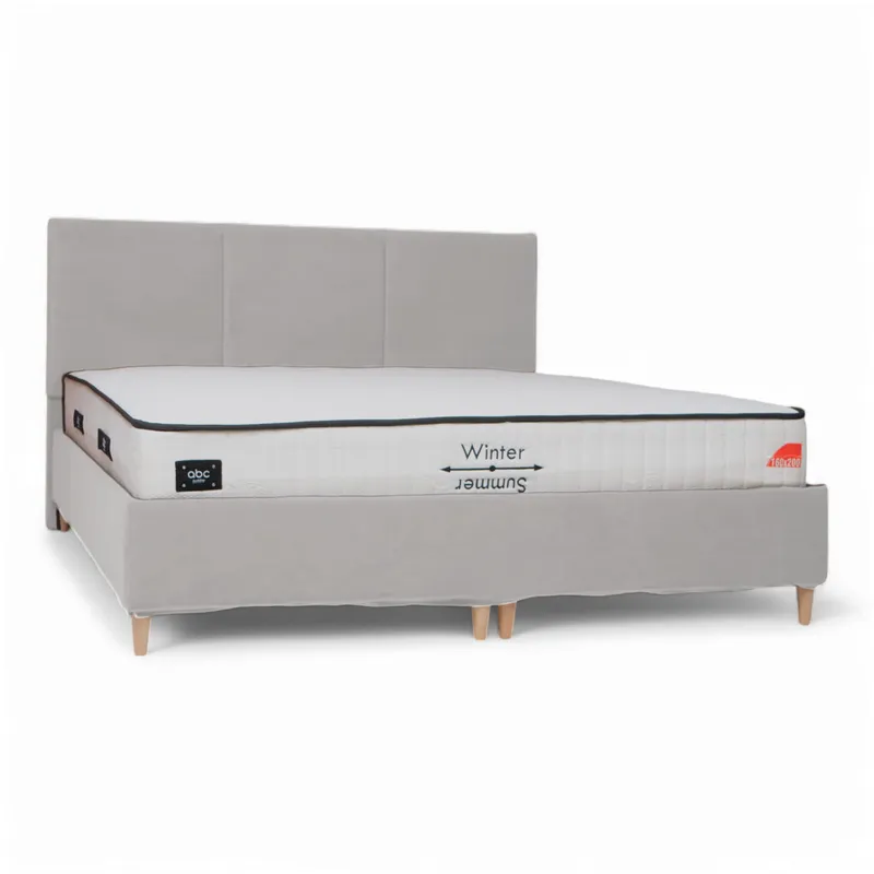 Voodi kastiga Libe Classic Helehall 120