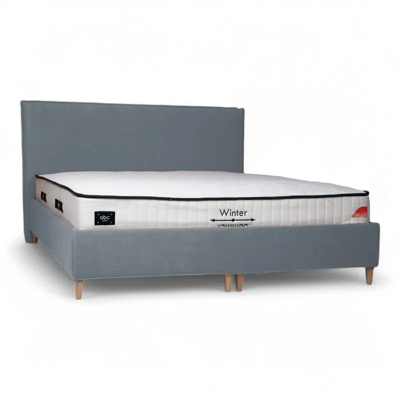 Voodi kastiga Mika Classic Tumehall 160