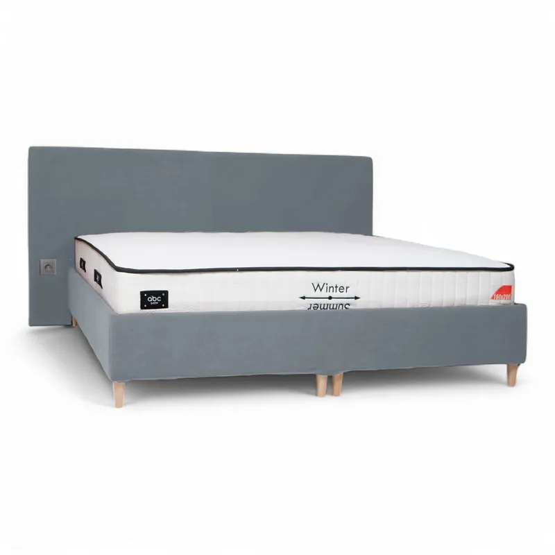 Voodi kastiga Sandra Classic Tumehall 140