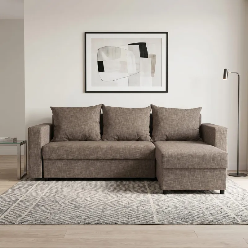 Nurga diivan Lugan Tumehallikasbeež Standard (145 cm)