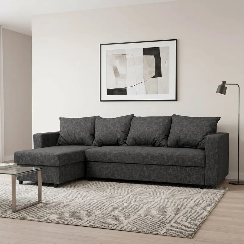 Nurga diivan Lugan+ Grafiit XL (160 cm)