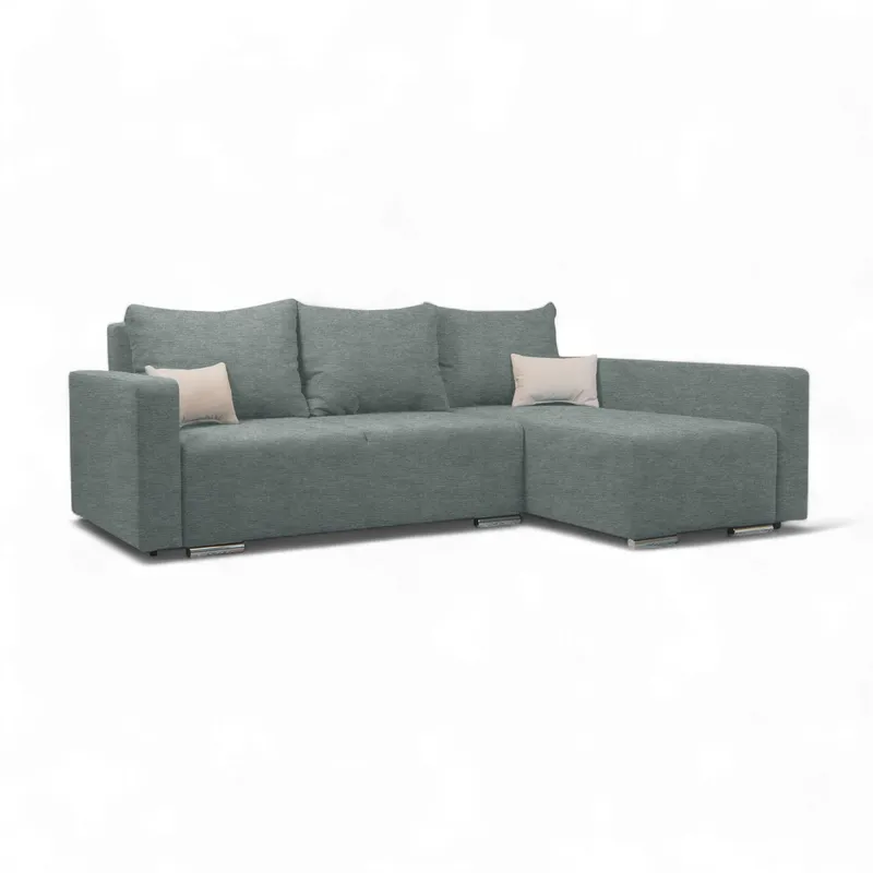 Corner Sofa Megan Dark gray