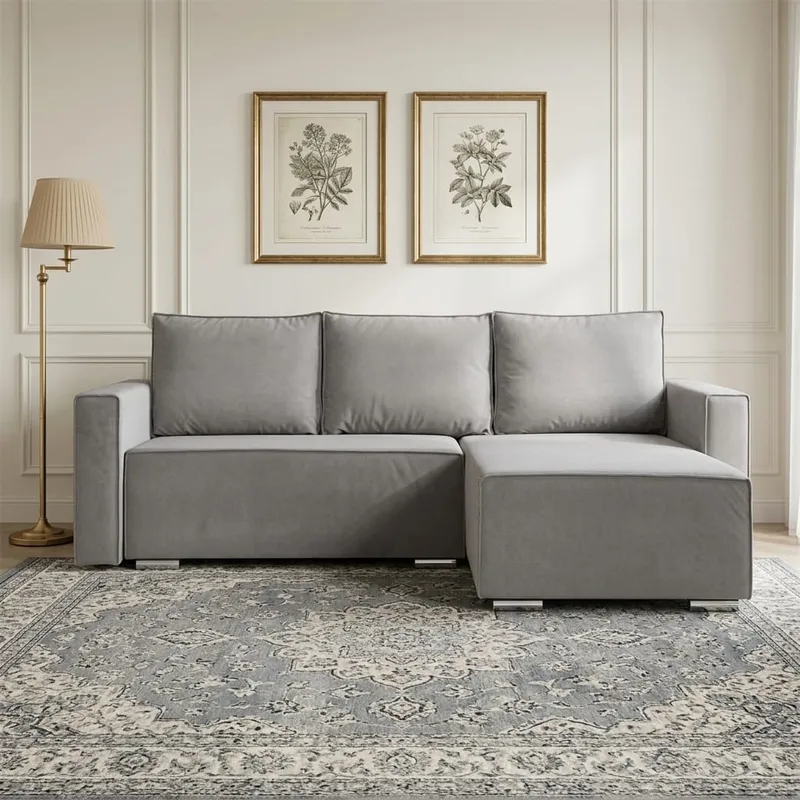 Sofa bed Oreon Light gray