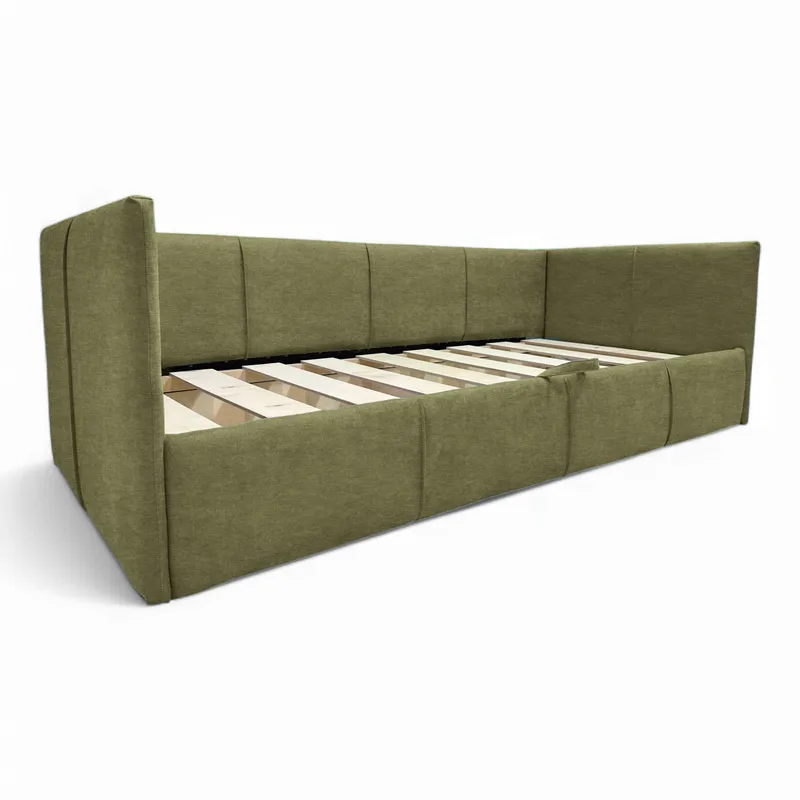 Single bed Teodor Green Without mattress