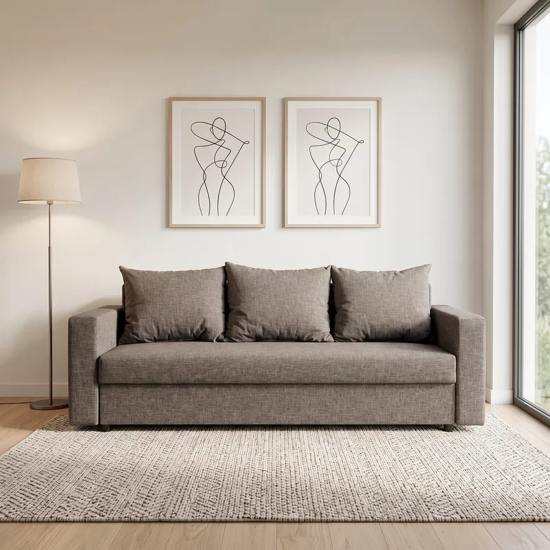 Diivanvood Vuran Tumehallikasbeež Standard (145 cm)
